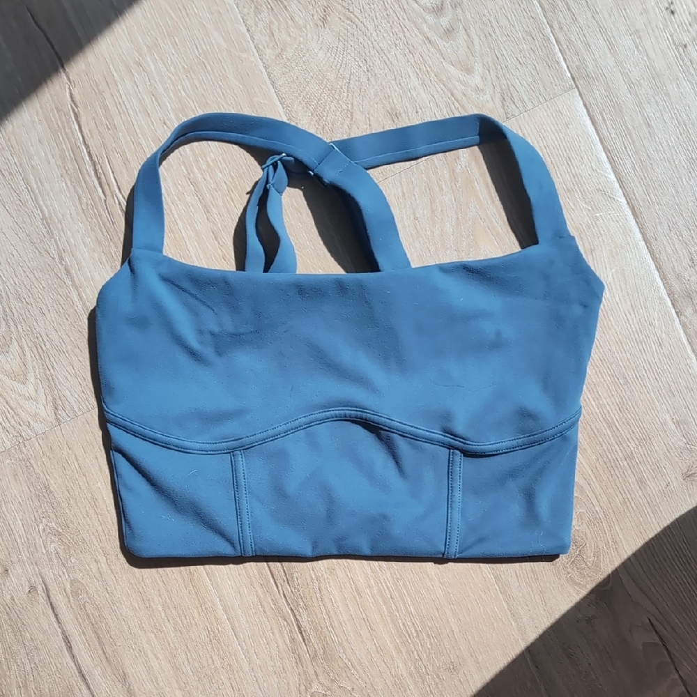 POPFLEX Blue Crop Top